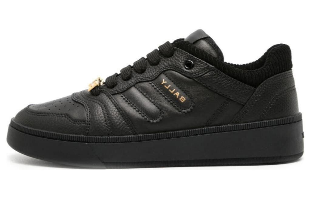 

Кроссовки BALLY Royalty Lace-up Leather Sneakers, черный