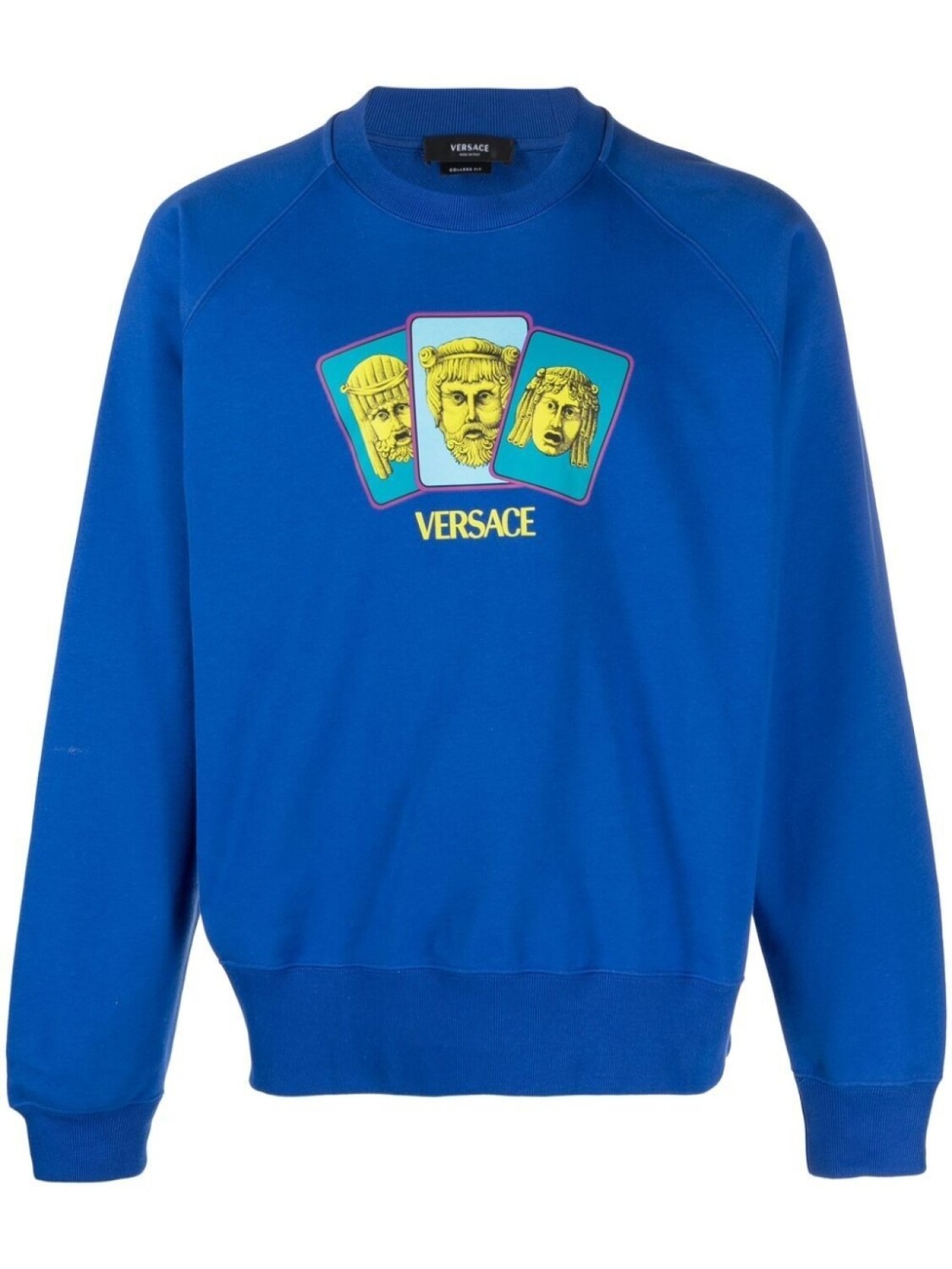 

Versace толстовка с логотипом, синий