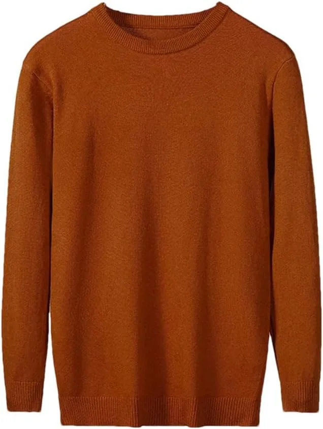 

Мужской свитер с узором аргайл и круглым вырезом