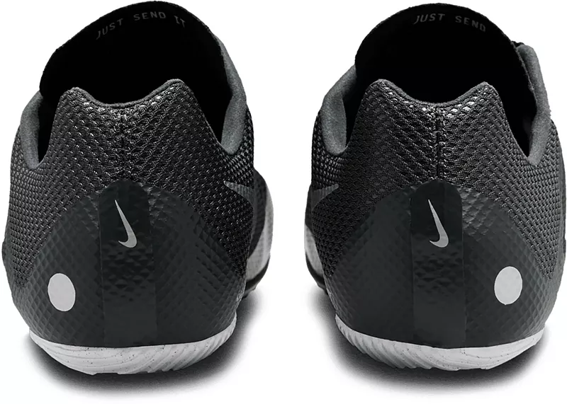 Легкоатлетические кроссовки Nike Zoom Rival для спринта, черный/белый — фото 4
