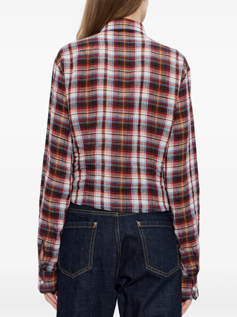 Рубашка с накладным карманом Dsquared2, красный — фото 4