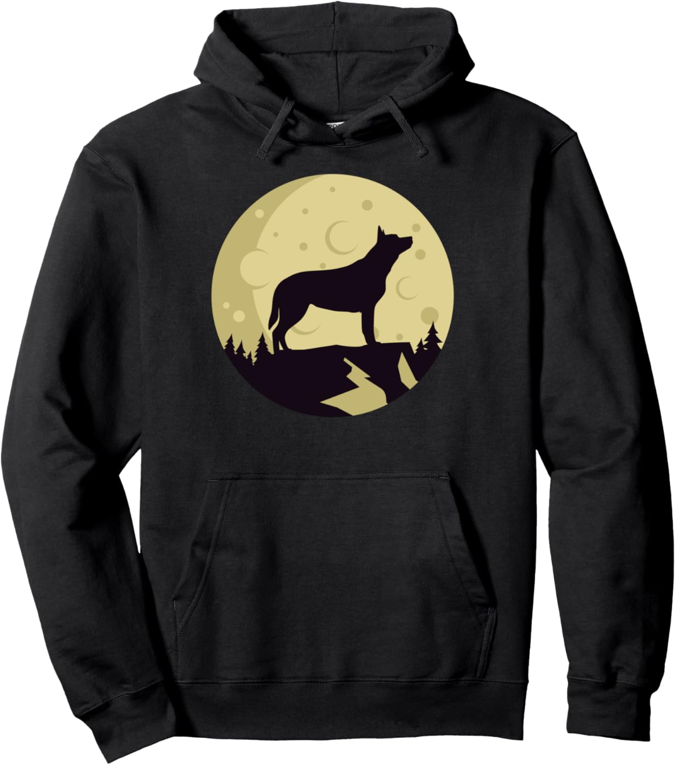 

Ретро-худи с изображением австралийской пастушьей собаки 99 Gifts Australian Cattle Dog Shop, черный