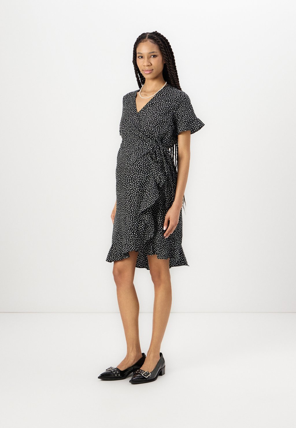 

Повседневное платье VMMHENNA WRAP DRESS Vero Moda Maternity, черный