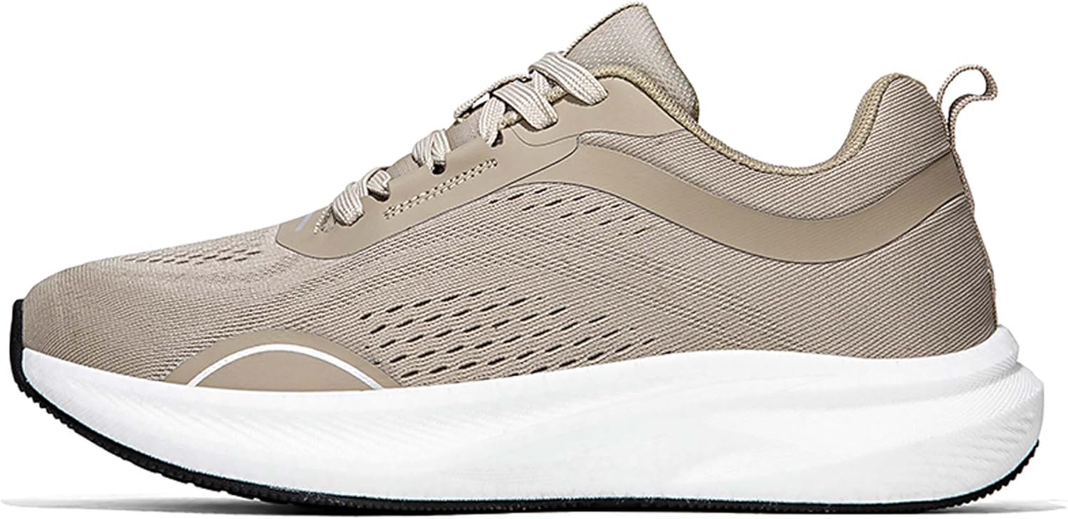 

Кроссовки с широкой ноской, амортизирующие спортивные кроссовки для бега, легкие повседневные прогулочные туфли Generic, хаки