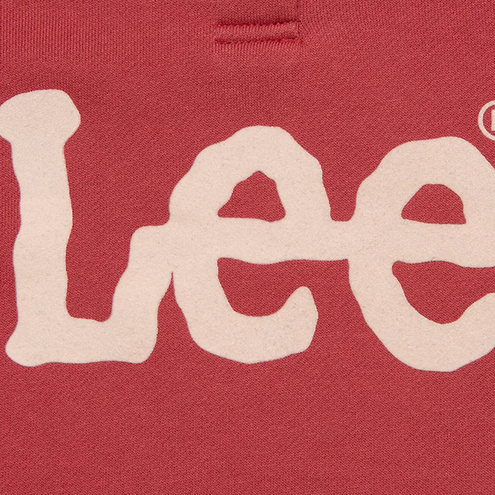 Детский свитшот Lee Kids с начёсом розовый — фото 4