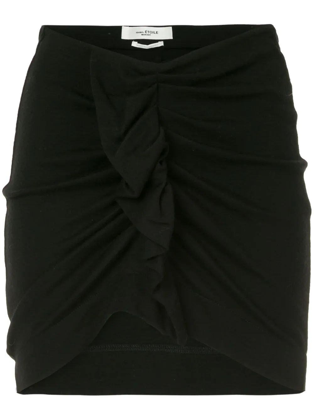 

Мини-юбка с рюшами MARANT ÉTOILE, черный