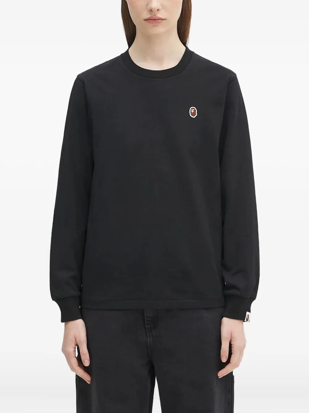 

Толстовка с вышитым логотипом A BATHING APE, черный
