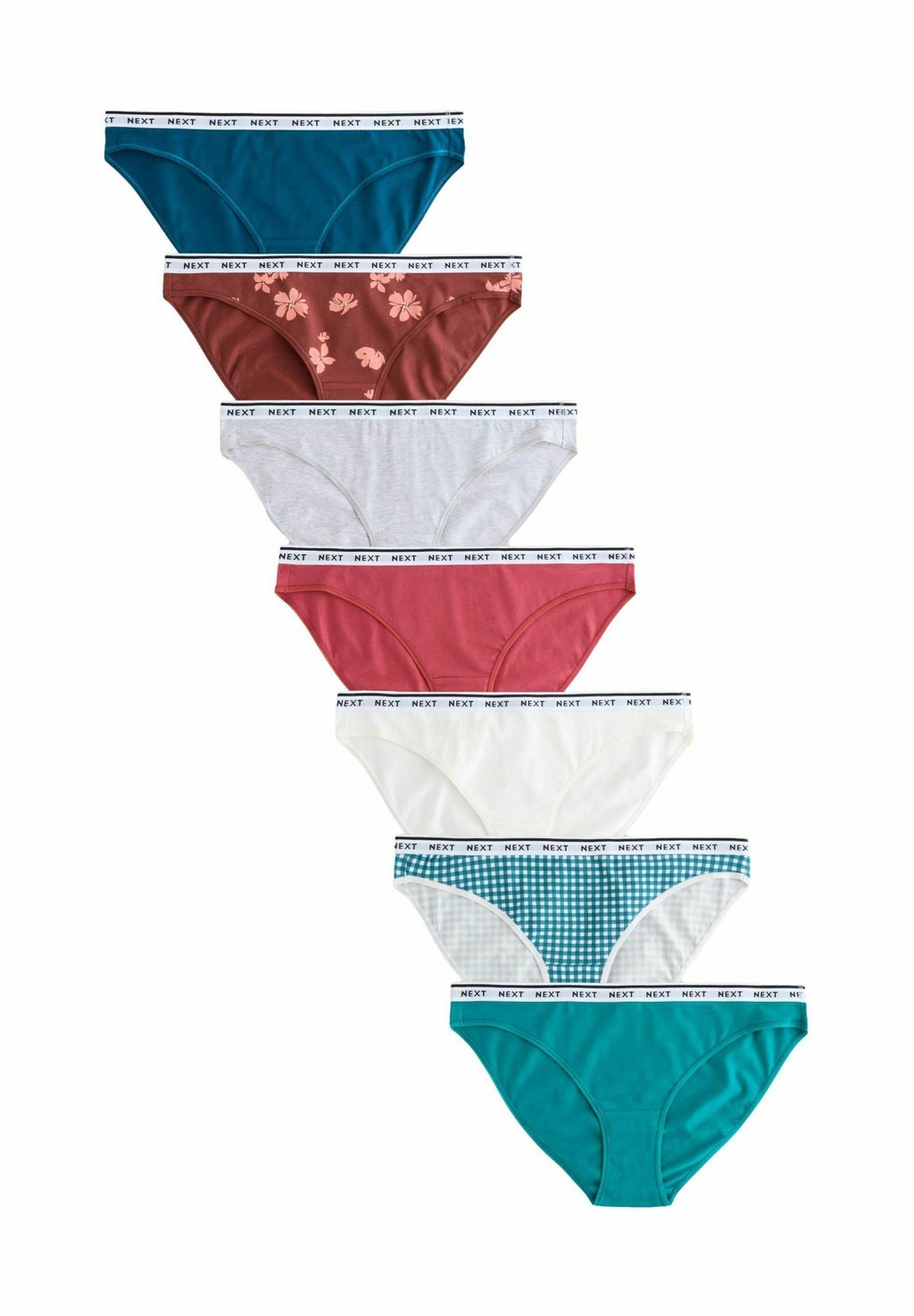 

Трусы-брифы LOGO KNICKERS SEVEN PACK Next, зеленый