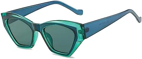 

Винтажные солнцезащитные очки 2027 года для женщин, модные квадратные солнцезащитные очки в стиле ретро, ​​очки с защитой от УФ-излучения UV400 MTZJH, C2green-green