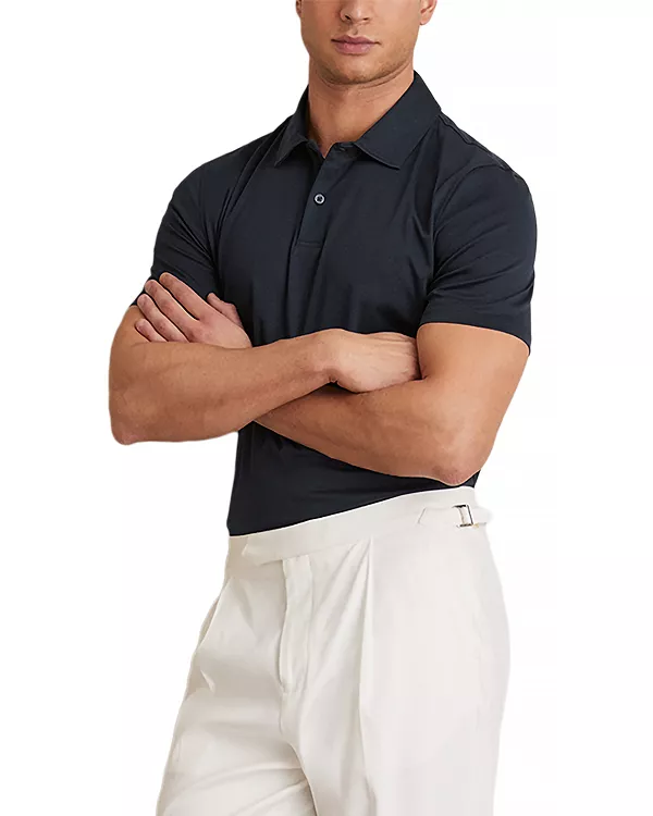 

Хлопковая рубашка-поло Earl Airwater Reiss, синий