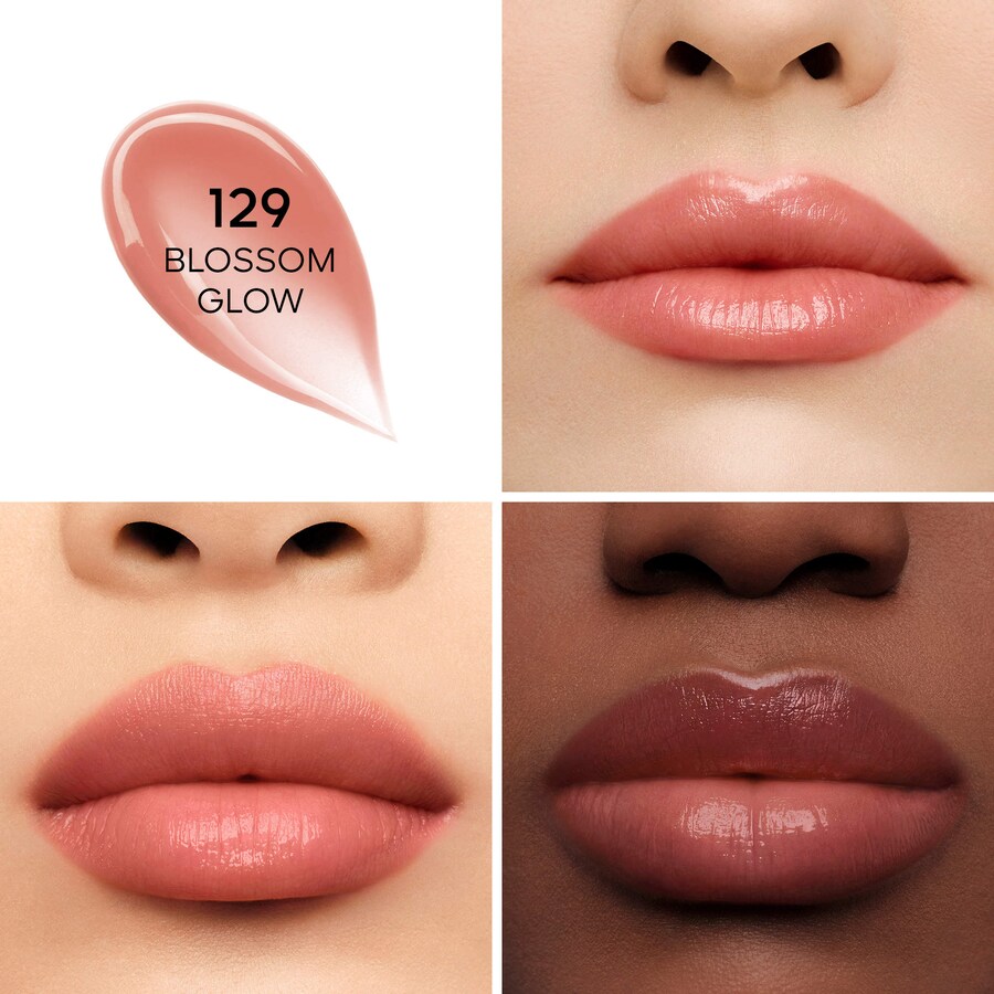 Увлажняющий тонирующий бальзам для губ Kiss Kiss Bee Glow GUERLAIN, 0.1 oz/3.2 g, 129 Blossom Glow — фото 2