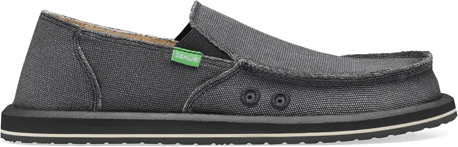 Туфли Sanuk Men's Vagabond, Charcoal — фото 2