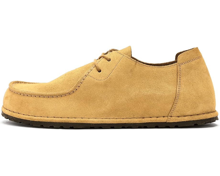 Мужские лодочники Birkenstock Utti Lace Up - Suede, Cork Brown — фото 4