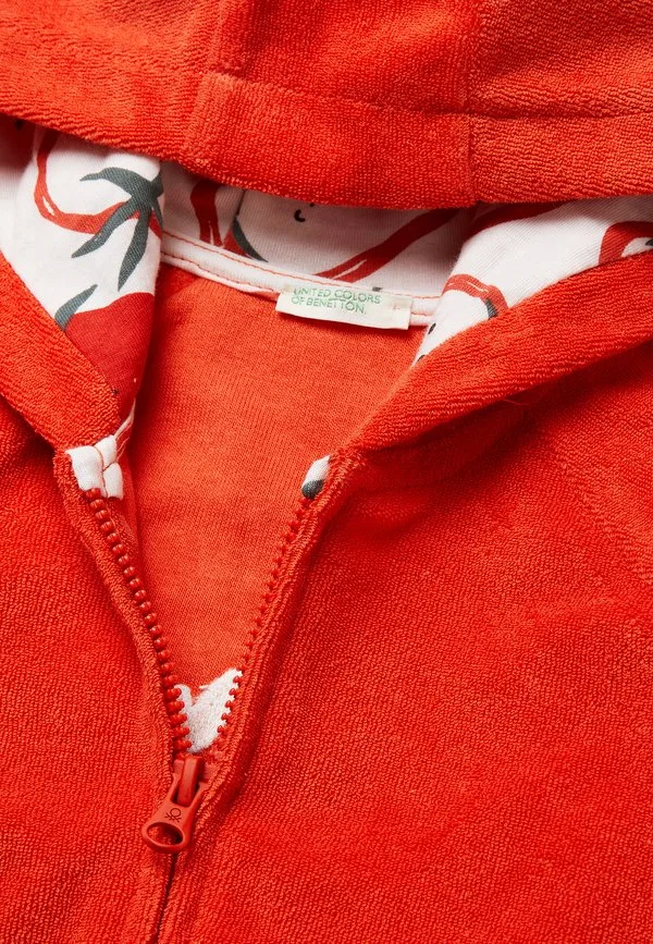 Толстовка на молнии United Colors Of Benetton, Red — фото 3