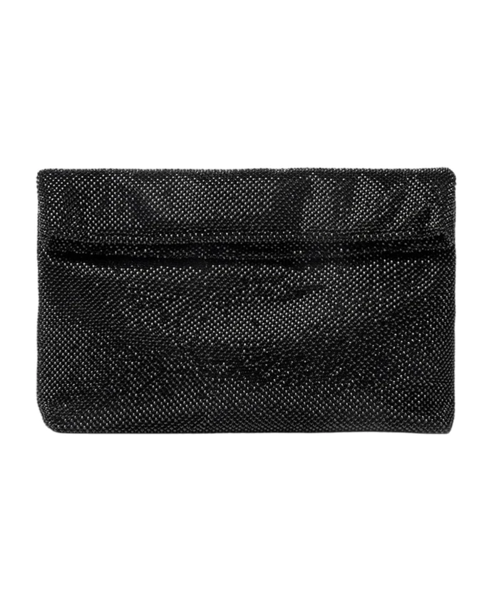 

Черная сумочка-клатч со стразами и магнитной застежкой. Twentyfour, черный