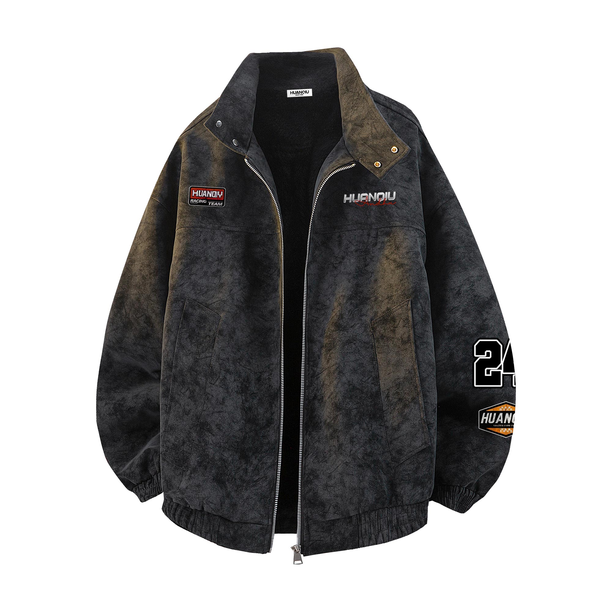 

Куртка Unisex Stand Collar Fleece lined Pilot HUANQIU, черный (5d3074 padded)