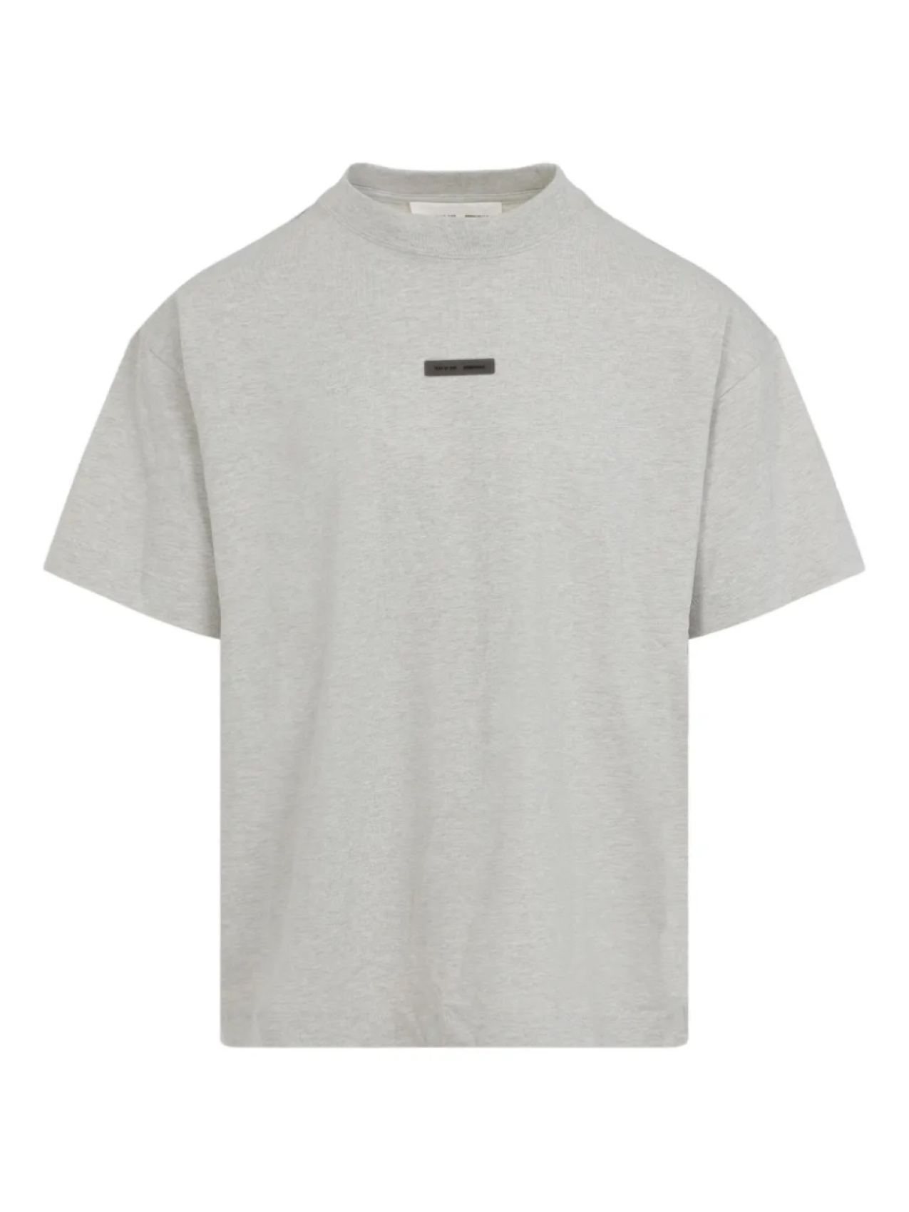 

Футболка FEAR OF GOD ESSENTIALS из хлопка с логотипом, серый