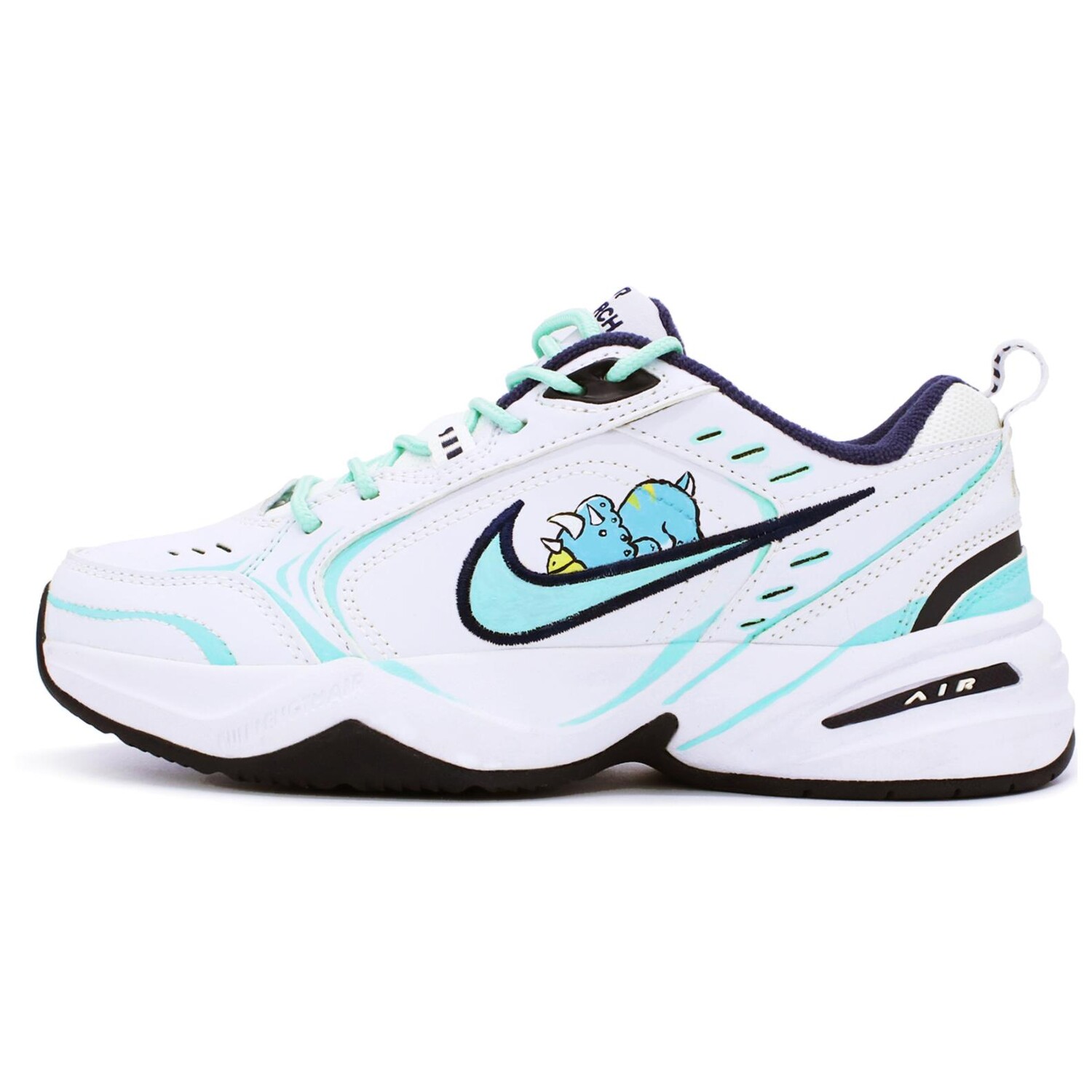 

Кроссовки Nike Air Monarch 4 Chunky Sneakers Unisex Low-top Mint Green, белый