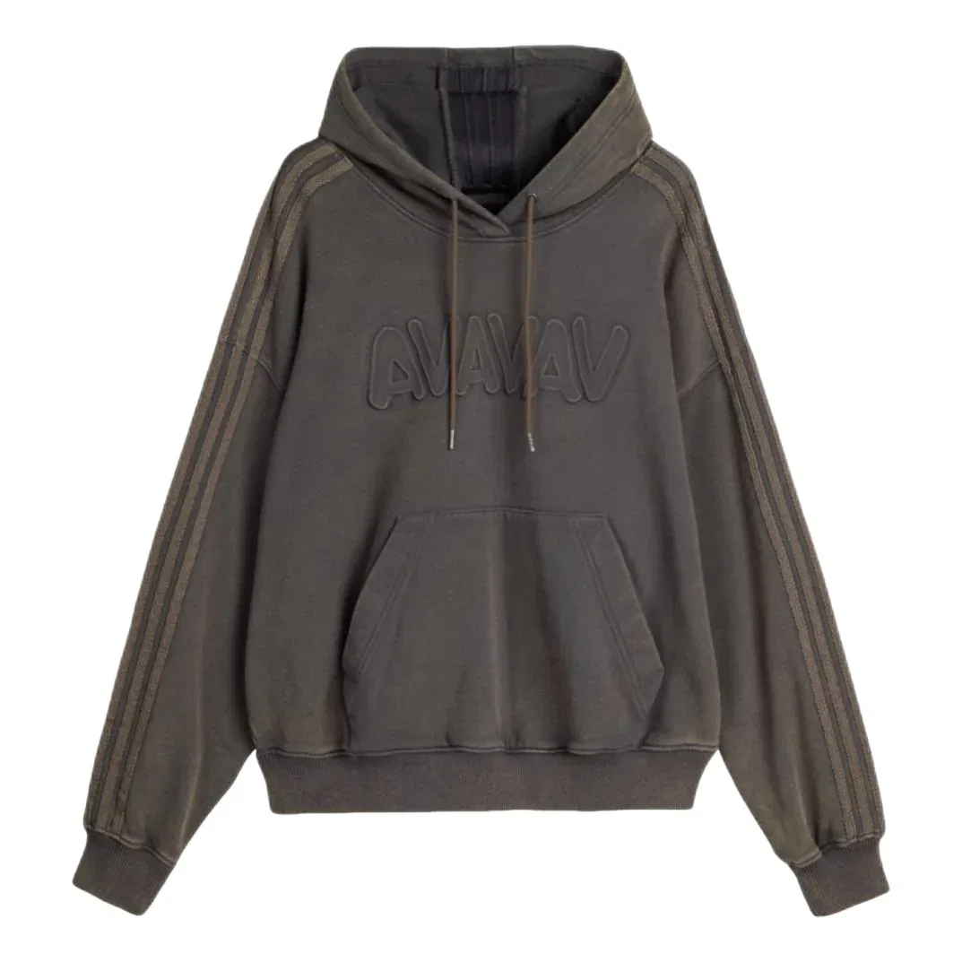 Худи без плеч Adidas x Avavav, серый
