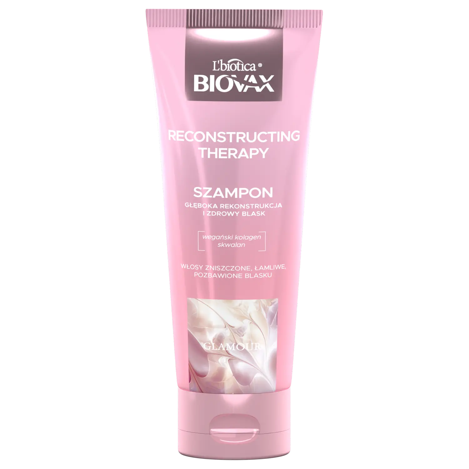 

Шампунь для поврежденных волос Biovax Glamour Recontructing Therapy, 200 мл