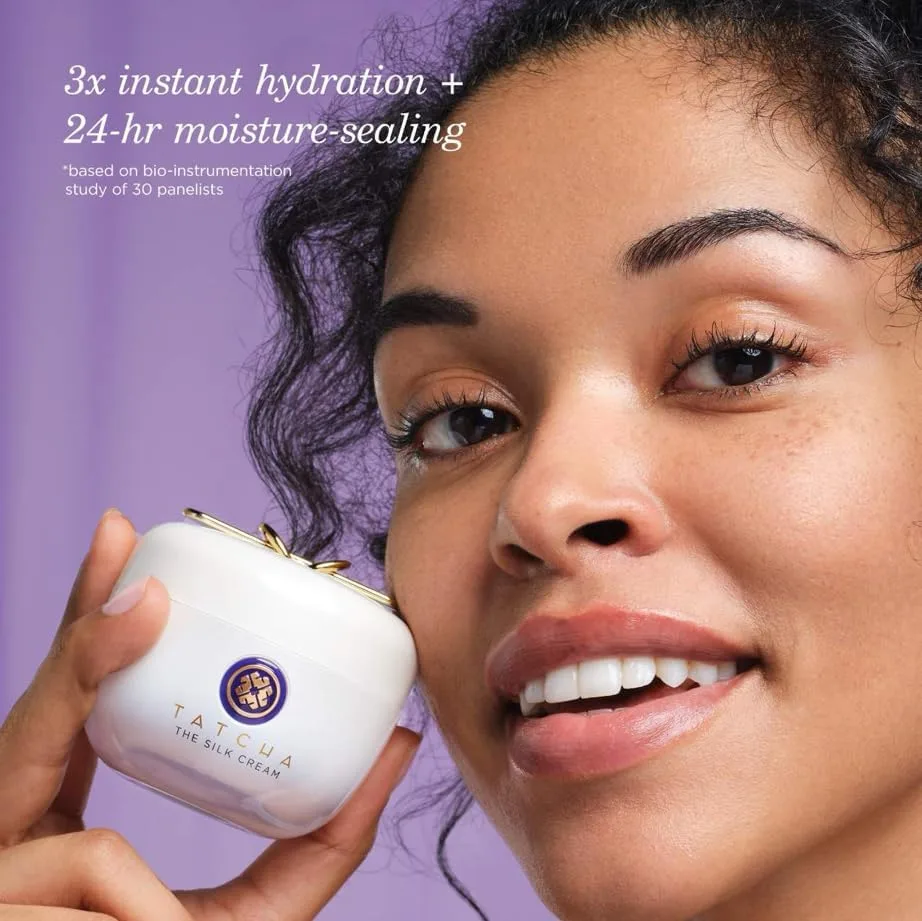 Набор для укрепления кожи TATCHA The Silk Firming Set | Подарочный набор - сыворотка Silk Serum и крем Silk Cream — фото 3