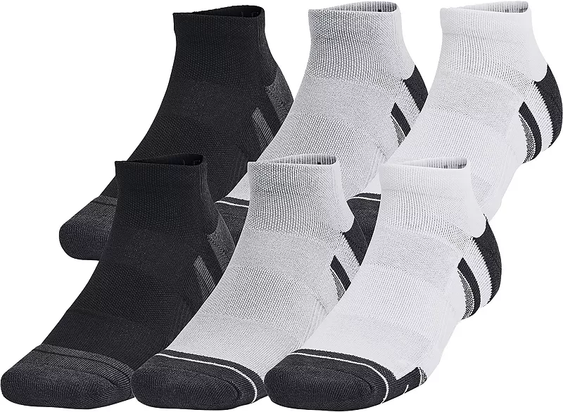 

Низкие носки унисекс UA Performance Tech Under Armour, 6 шт, цвет Mod Gray/Mod Gray/Jet Gr