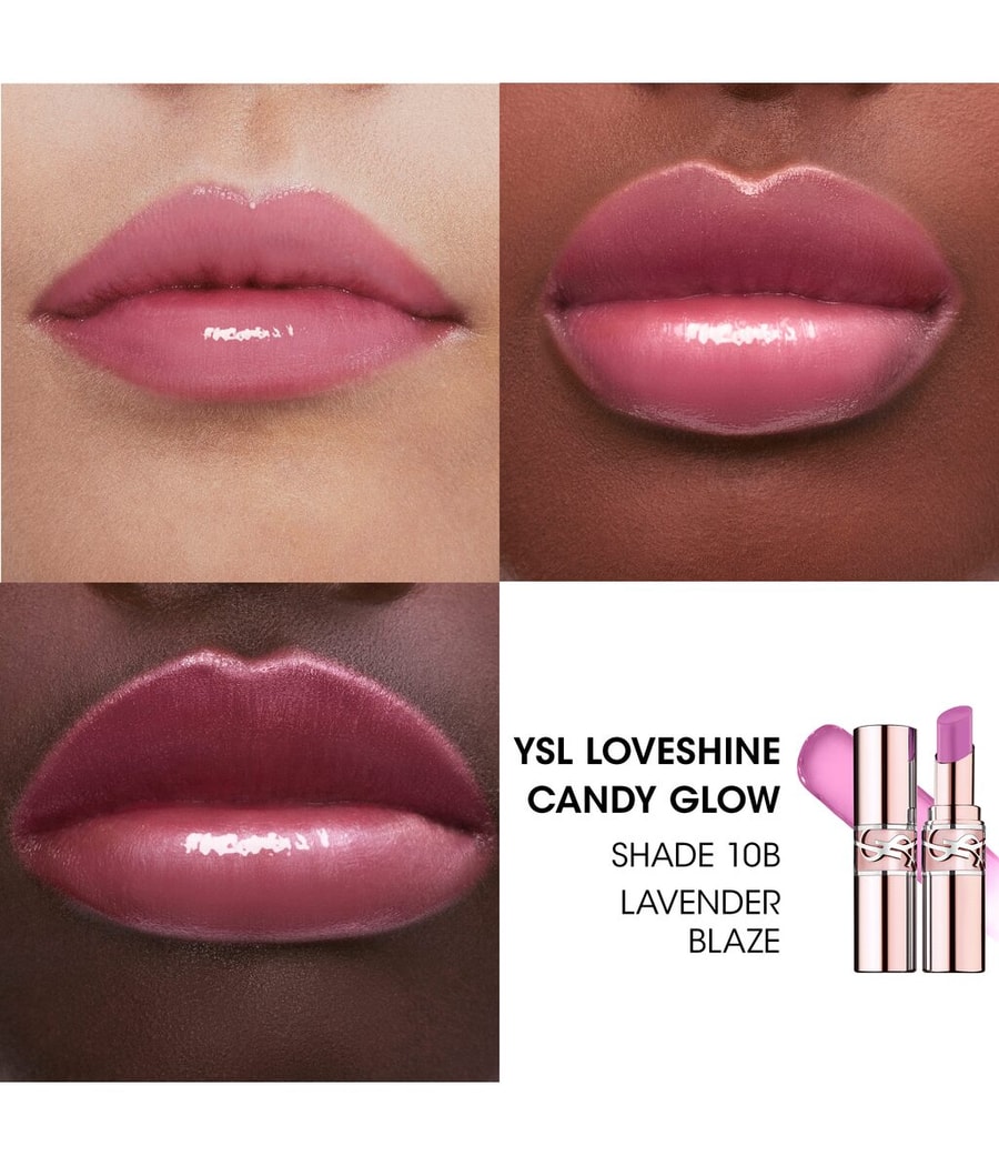 Бальзам для губ Yves Saint Laurent Loveshine Candy Glow, 10B lavender blaze, 3,1 г — фото 3