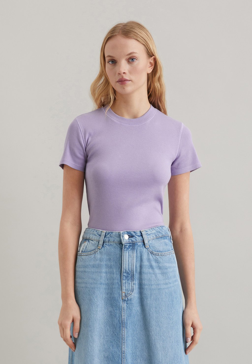 

Базовая футболка SHORTSLEEVE Marc O'Polo DENIM, фиолетовый