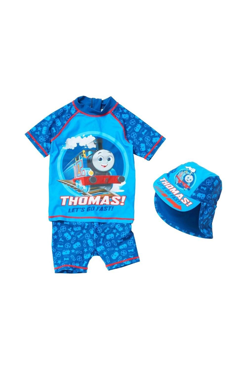 

UPF40 Sunsafe Набор из 3 предметов для купания от сыпи Thomas & Friends, синий