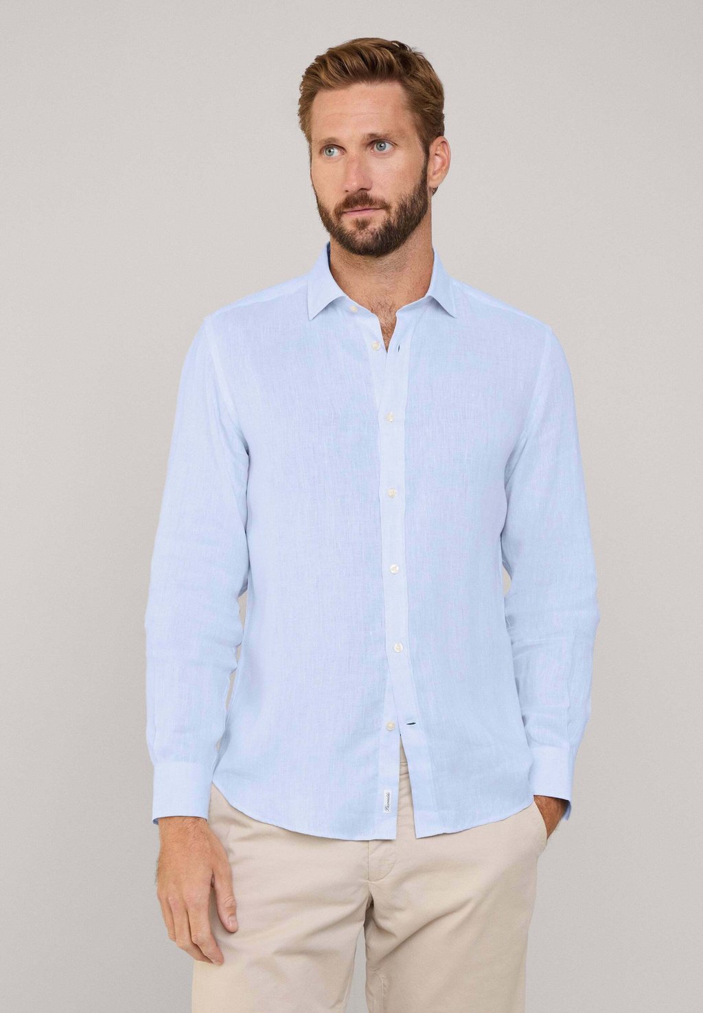 

Рубашка REGULAR FIT LINEN Façonnable, светло-голубой