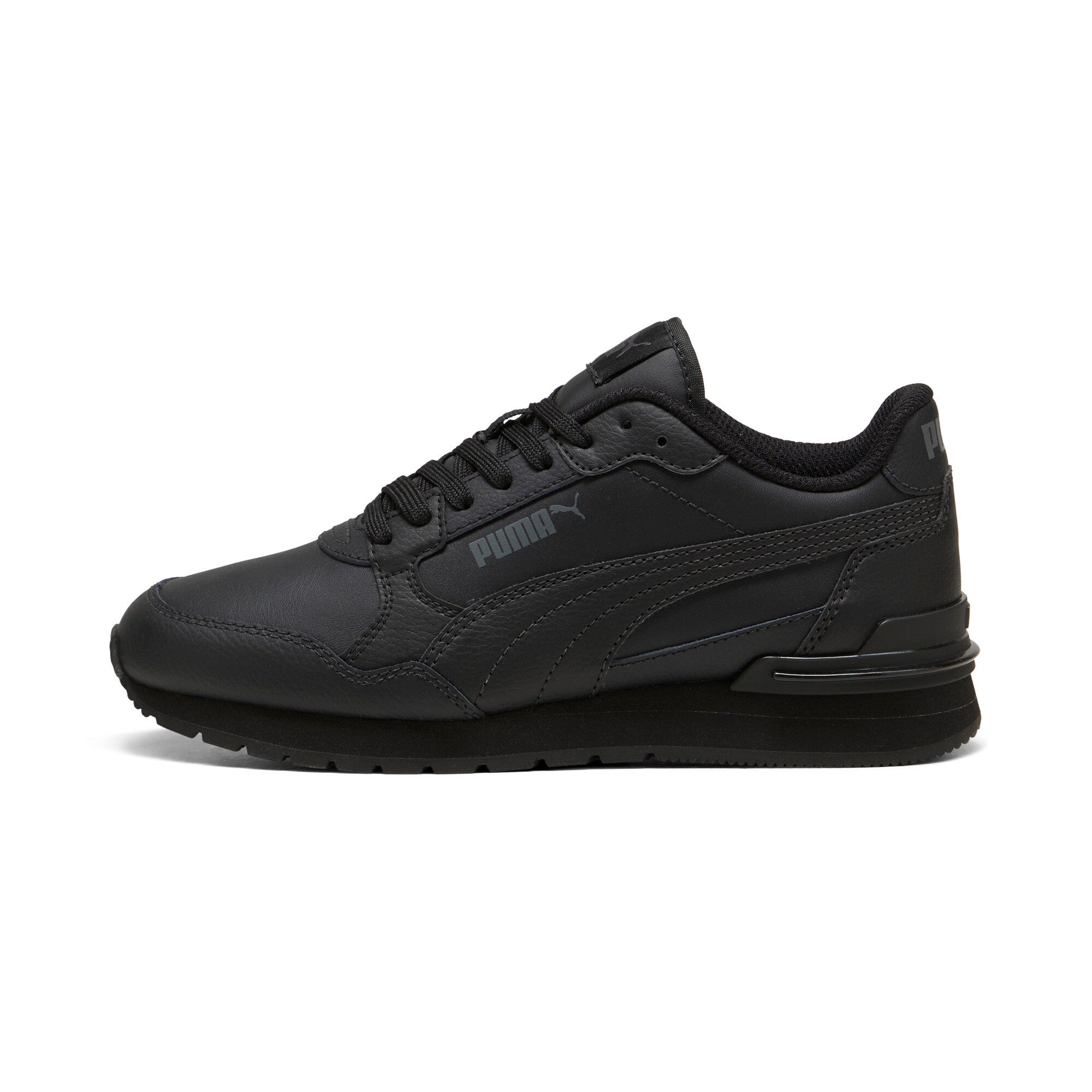 

Кроссовки PUMA для больших детей ST Runner v4 из кожи, цвет black/shadow gray