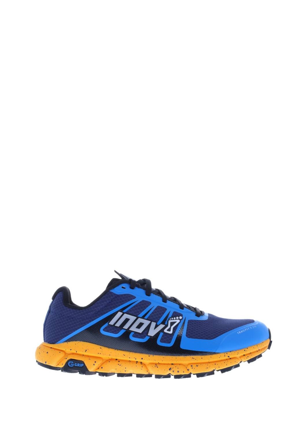

Мужские кроссовки Trailfly G 270 V2 синего цвета/нектара inov-8, Синий, Мужские кроссовки Trailfly G 270 V2 синего цвета/нектара inov-8