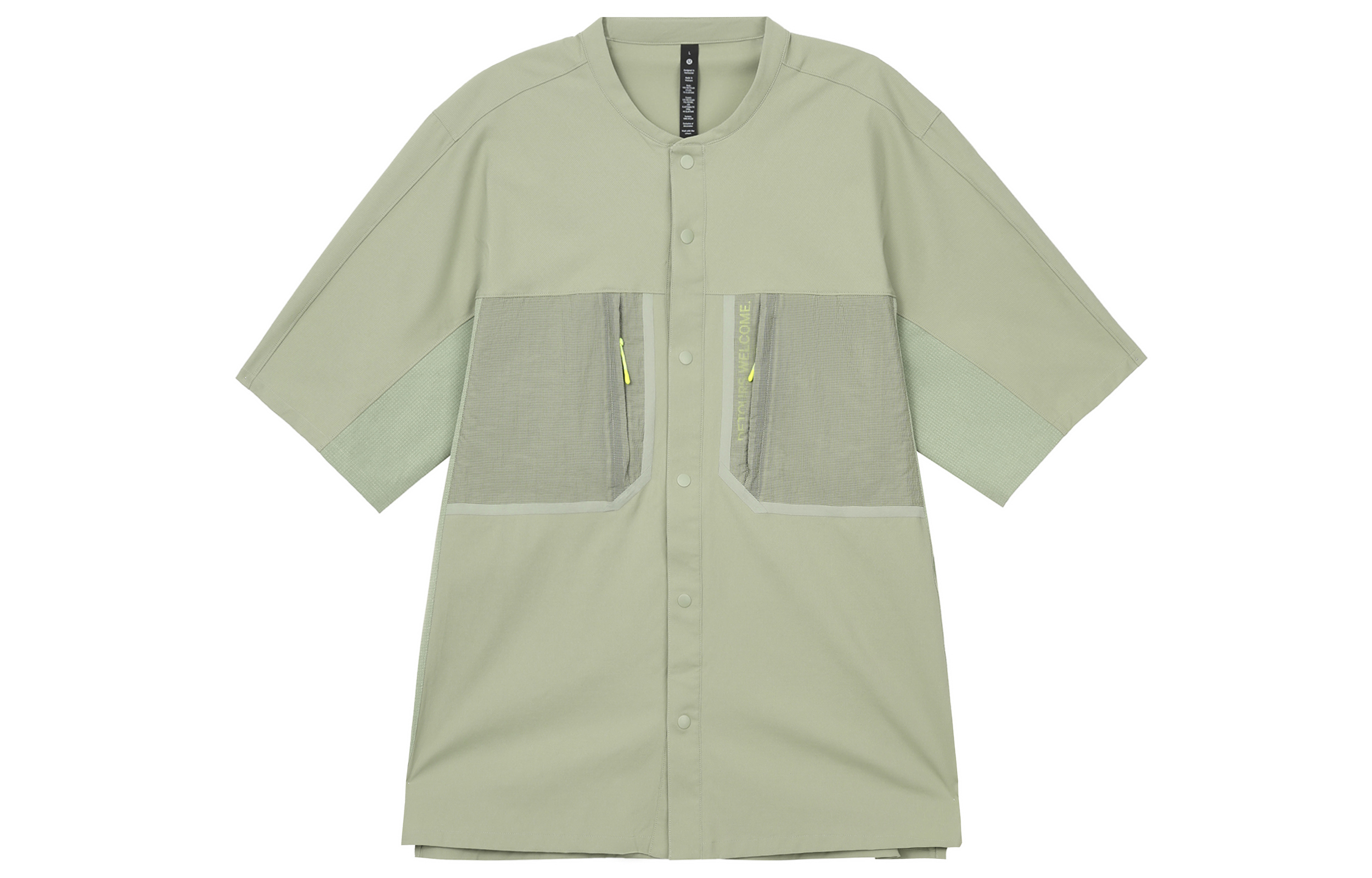

Водоотталкивающая мужская рубашка Lululemon, Guiguan Green/LRLG