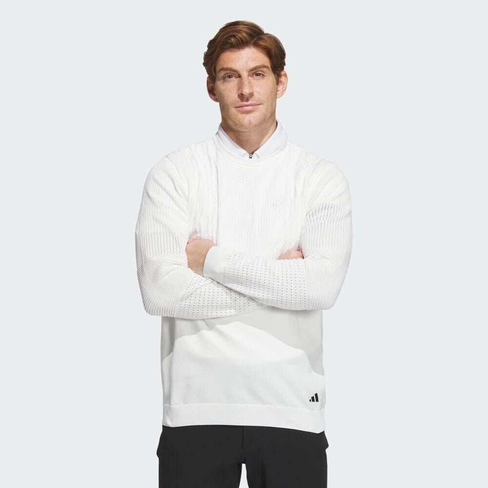 

Свитер Adidas ULT365 PRIMEKNIT cable sweater, белый