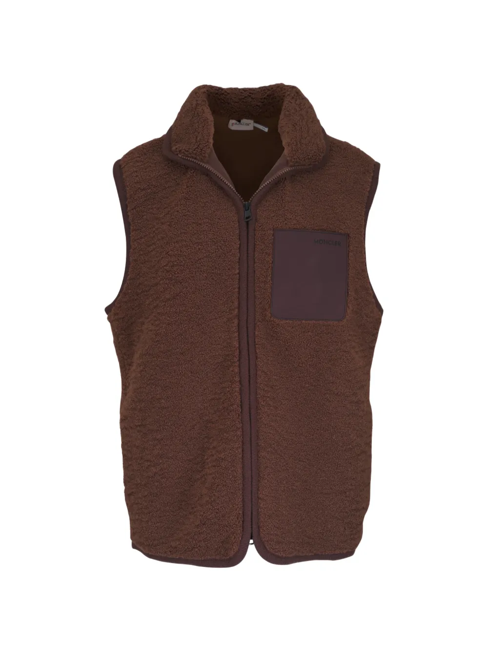 

Жилет на молнии Moncler, коричневый