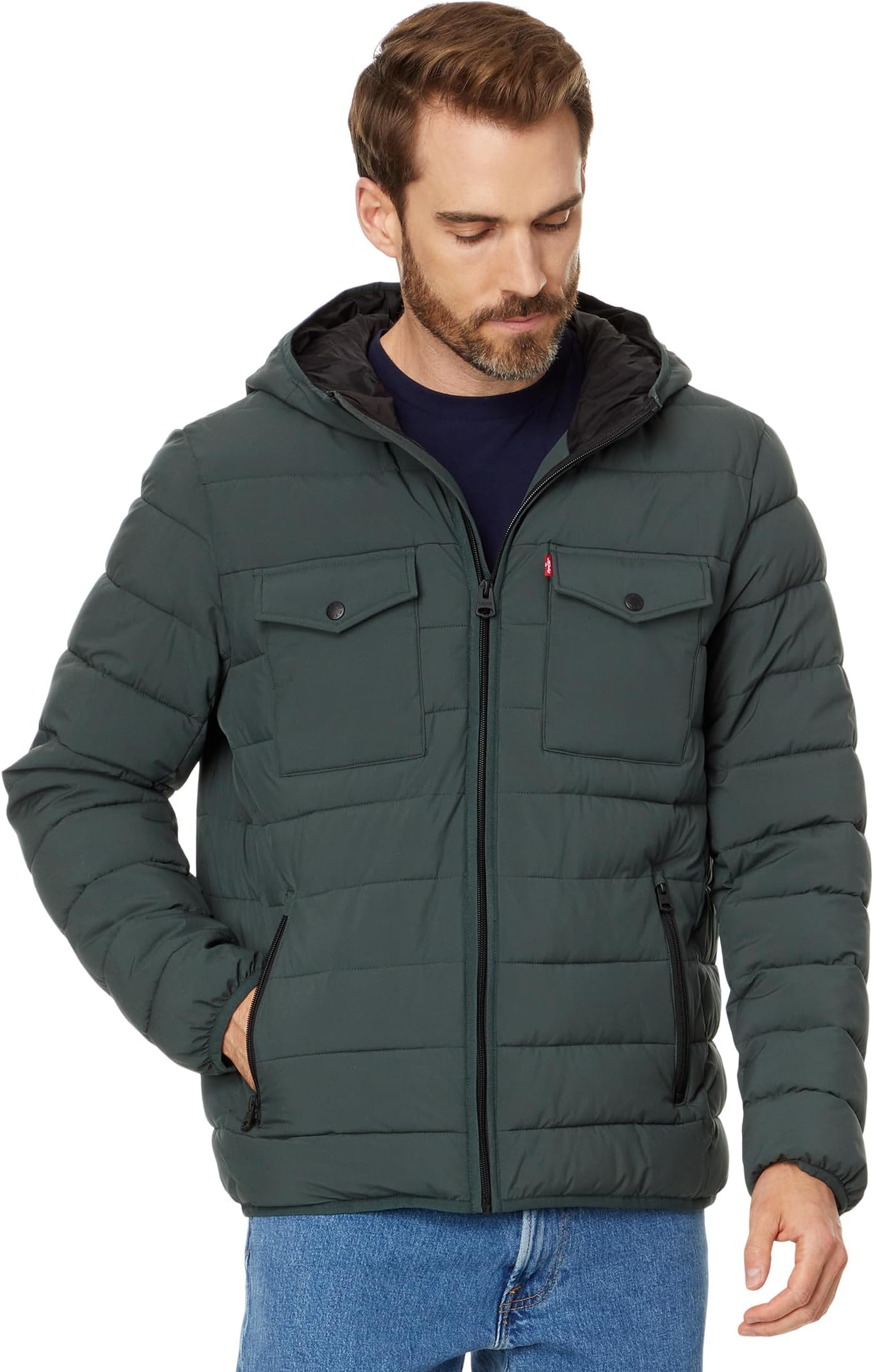 

Куртка Levi's Stretch Two-Pocket Quilted Jacket, цвет Urban Chic