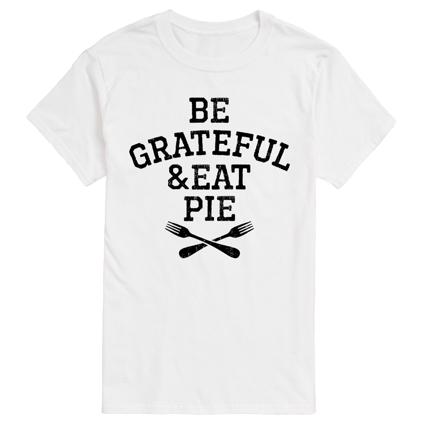 

Футболка Big & Tall Be Grateful Eat Pie License, белый