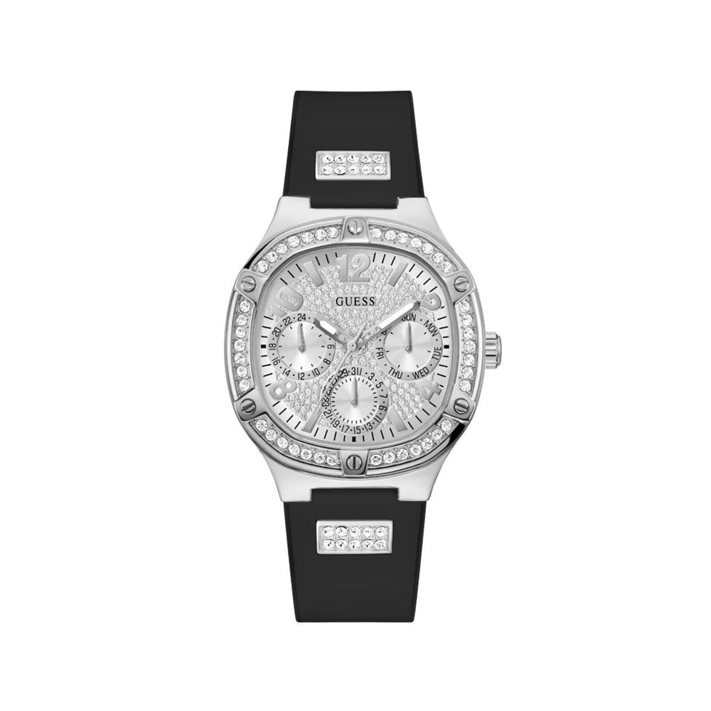 

Черные синтетические часы Guess