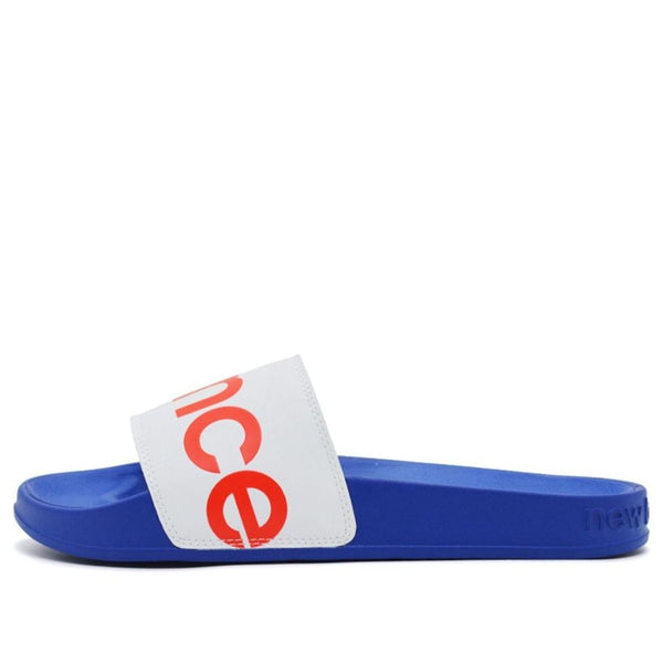 

Тапочки 200 slippers white/blue/red New Balance, белый