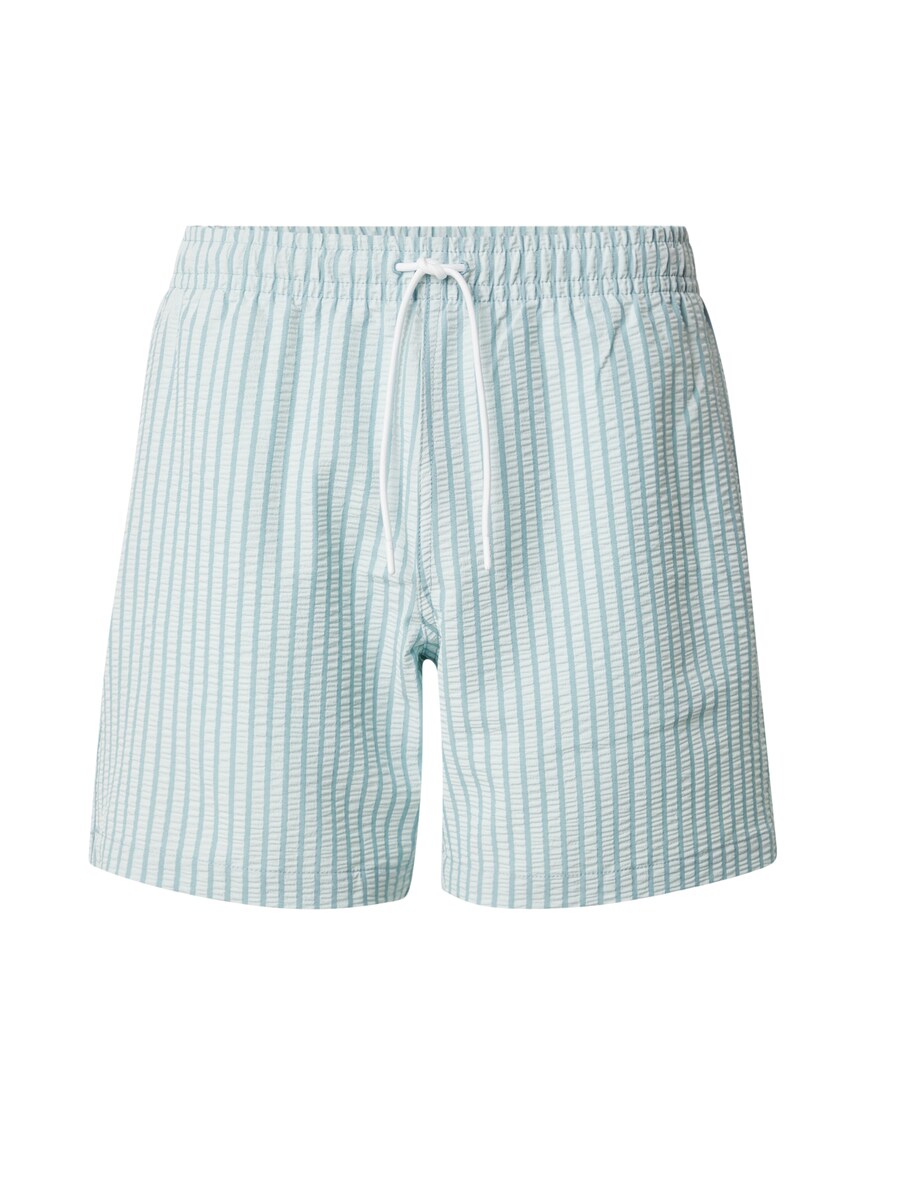

Шорты Abercrombie & Fitch, цвет Cyan blue/Light blue