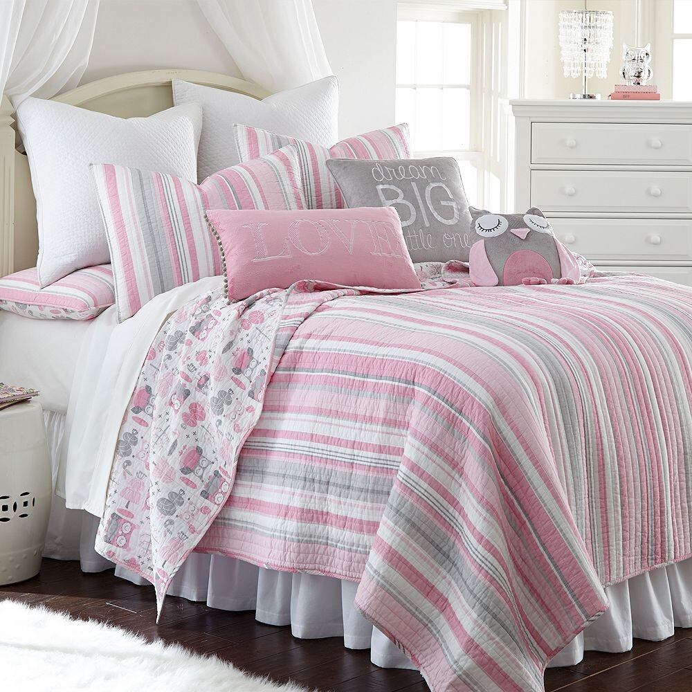

Комплект двусторонних одеял Levtex Home Daniella, розовый