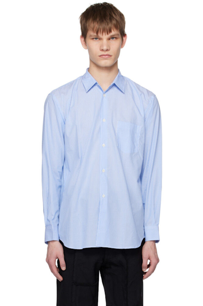 

Рубашка в сине-белую полоску Comme des Garçons Shirt