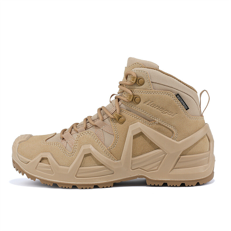 

Кроссовки мужские треккинговые Hiking / Trekking Shoes Men High-Top Hungo, хаки