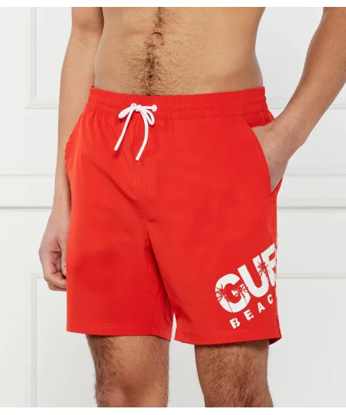 

Пляжные шорты Regular fit Guess Underwear, красный