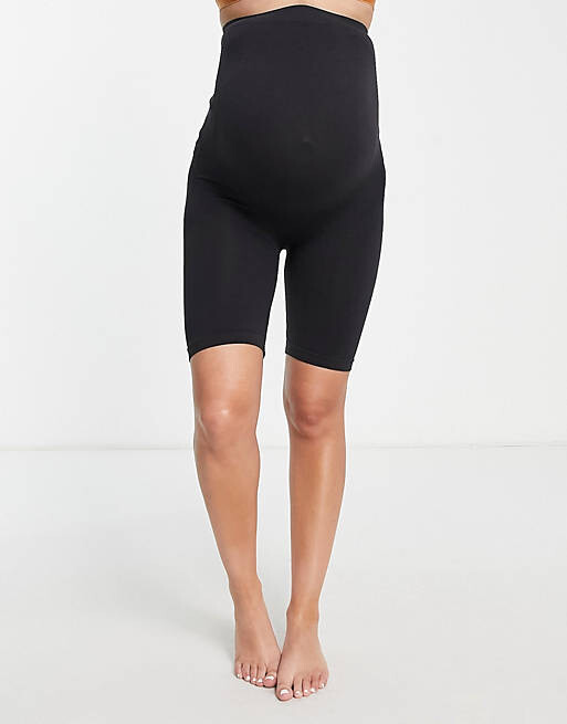 

Черные корректирующие шорты Mamalicious Maternity