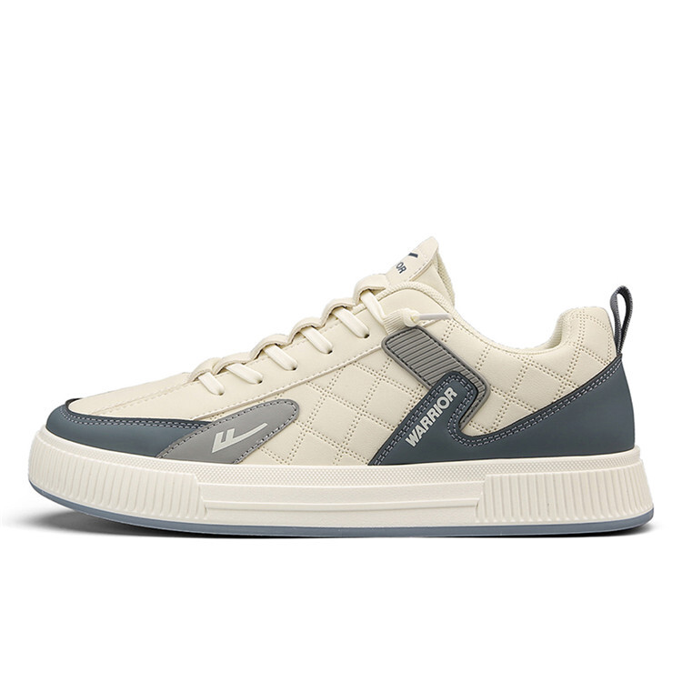 

Кроссовки WARRIOR Skateboarding Shoes Men Low-top Rice / Navy / Gray, синий