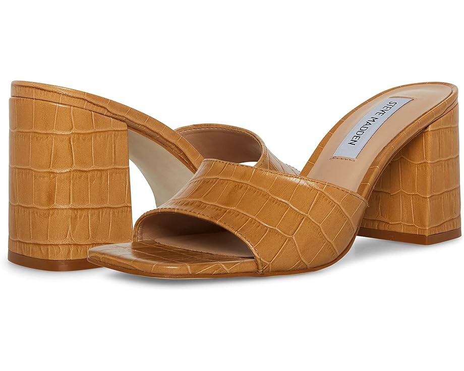 

Туфли Steve Madden Alaya Heeled Sandal, цвет Tan Croco