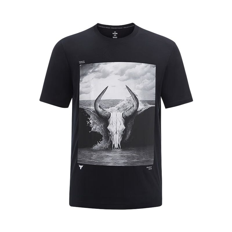 

Футболка мужская черная Under Armour, черный