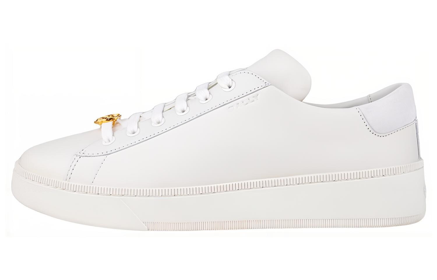 

Кроссовки BALLY Ryver Logo-plaque Leather Sneakers, белый