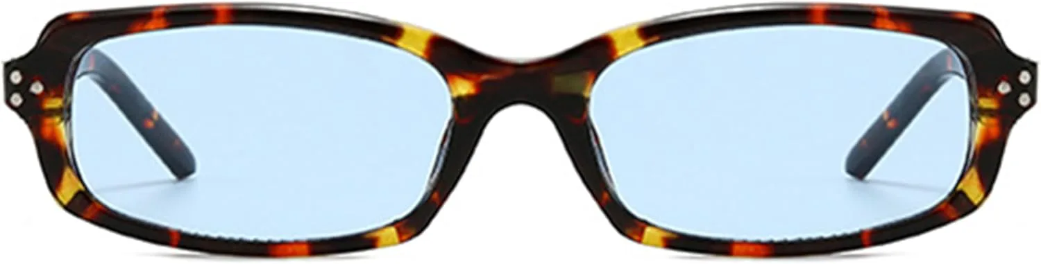 

Солнцезащитные очки Bullabulling в стиле ретро, ​​прямоугольные, для женщин, винтажные, модные, стильные, забавные, маленькие, квадратные, в стиле 90-х, Leopard